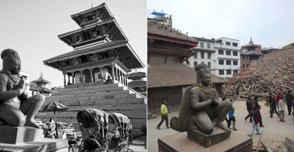 Nepal before after